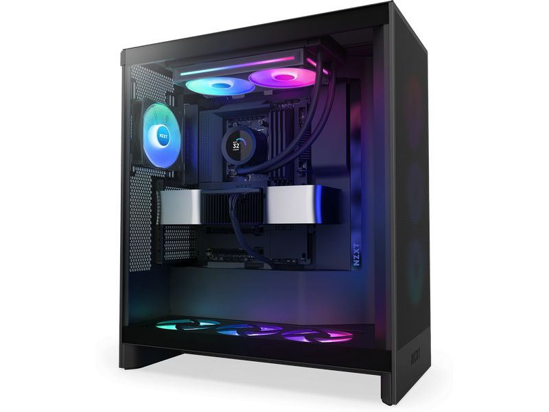NZXT Wasserkühlung Kraken Plus RGB 240 Schwarz 240-mm-RGB-Wasserkühlung mit Beleuchtung