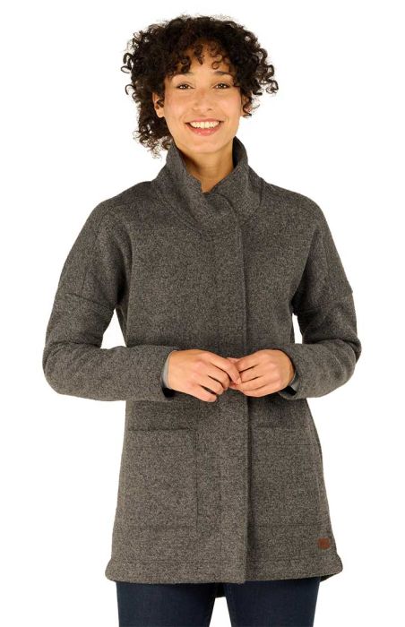 Lhamu Button Coat Women damejakke