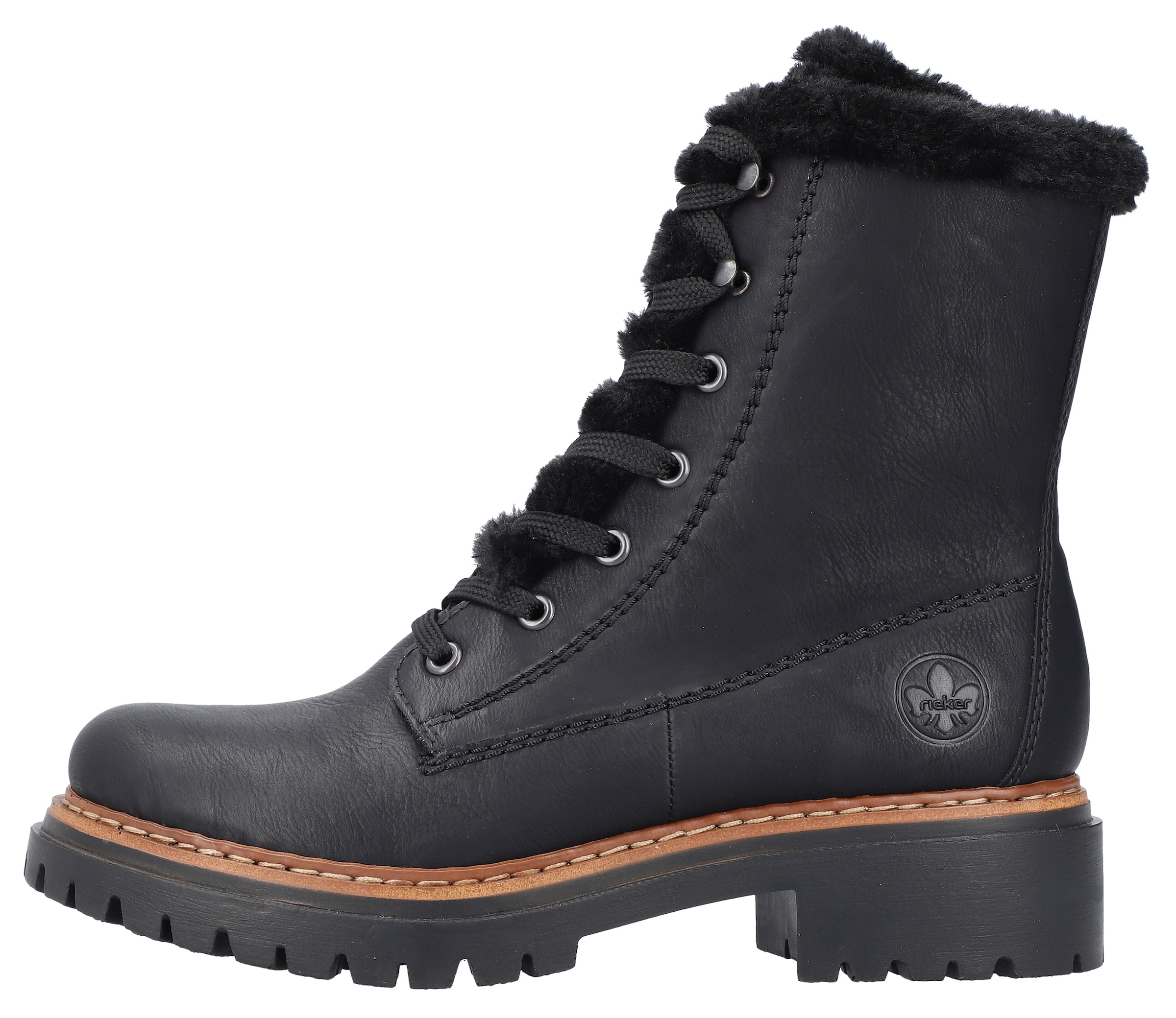 Rieker Winterstiefelette  , Schnürboots, Profilsohle -150 Jahre Rieker Jubiläumsartikel