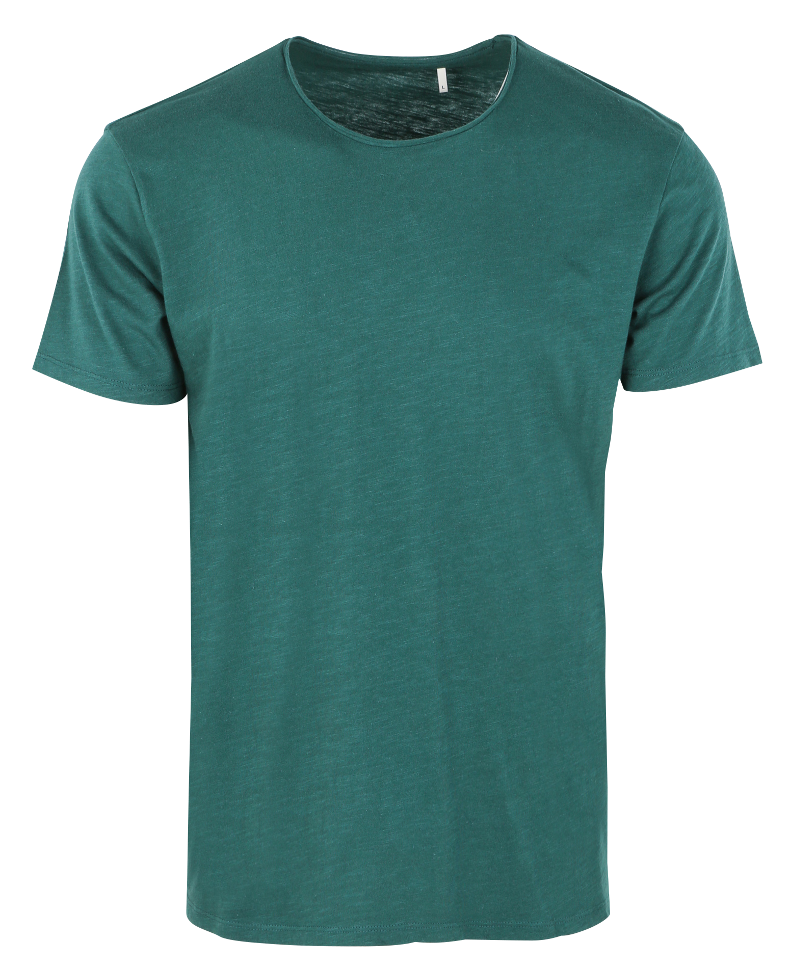 Tee-shirt col rond en coton | Vert