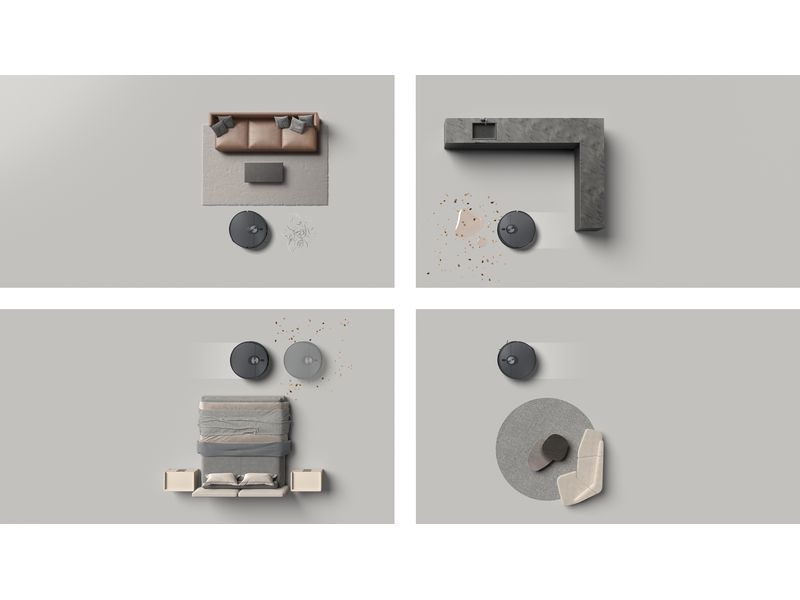 Xiaomi Saug- und Wischroboter Vacuum X20 Max Schwarz Saugroboter mit Wischfunktion