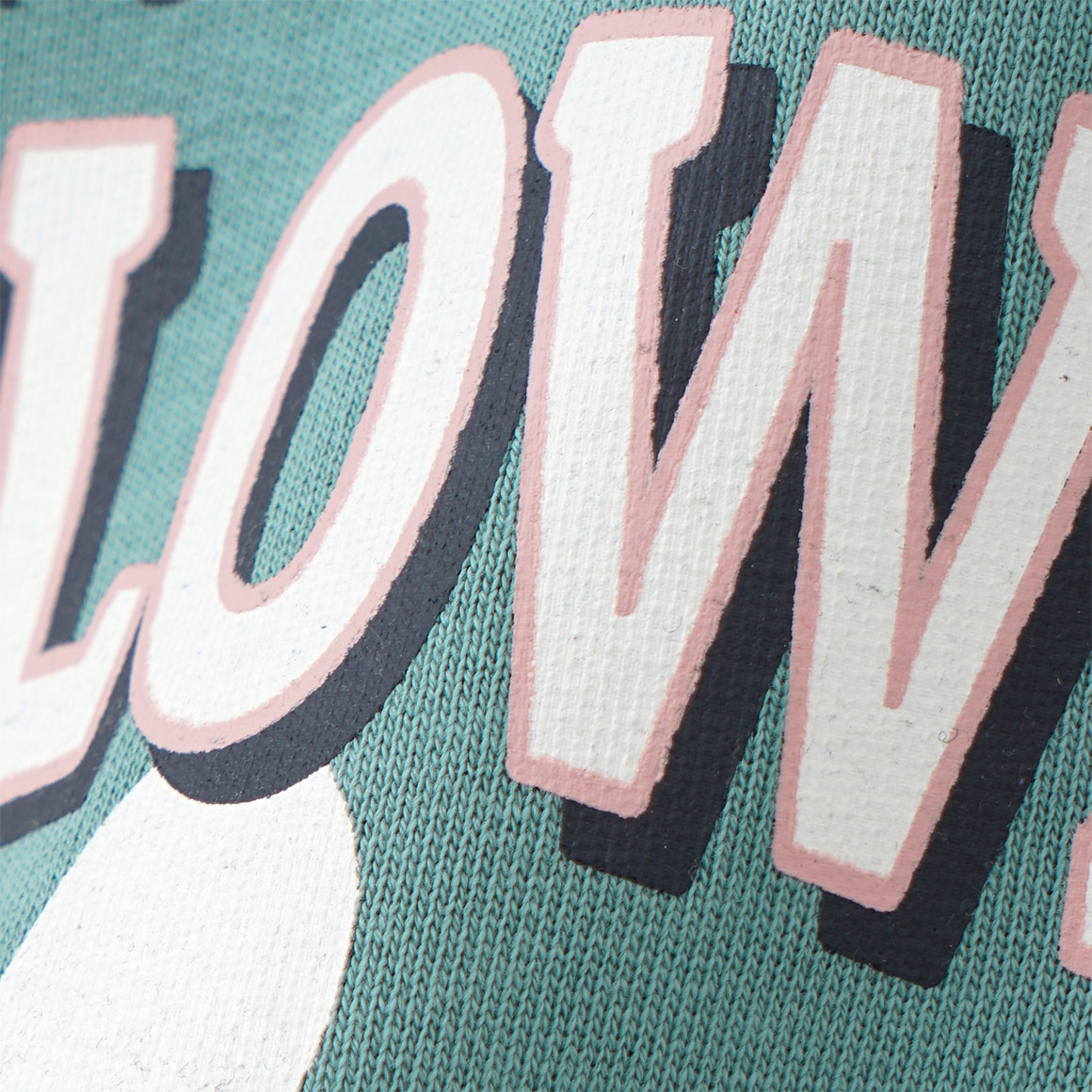 Famy Mädchen Sweatshirt mit Print salbei