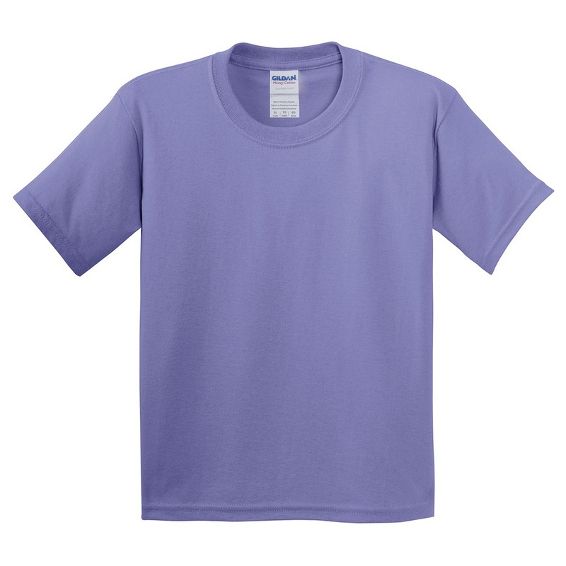 Short Manga Básica Camiseta Con Algodón Grueso Gildan