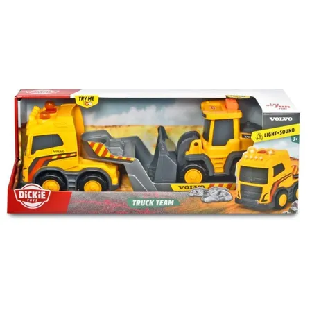 Dickie Toys Volvo Truck Team, Try Me
