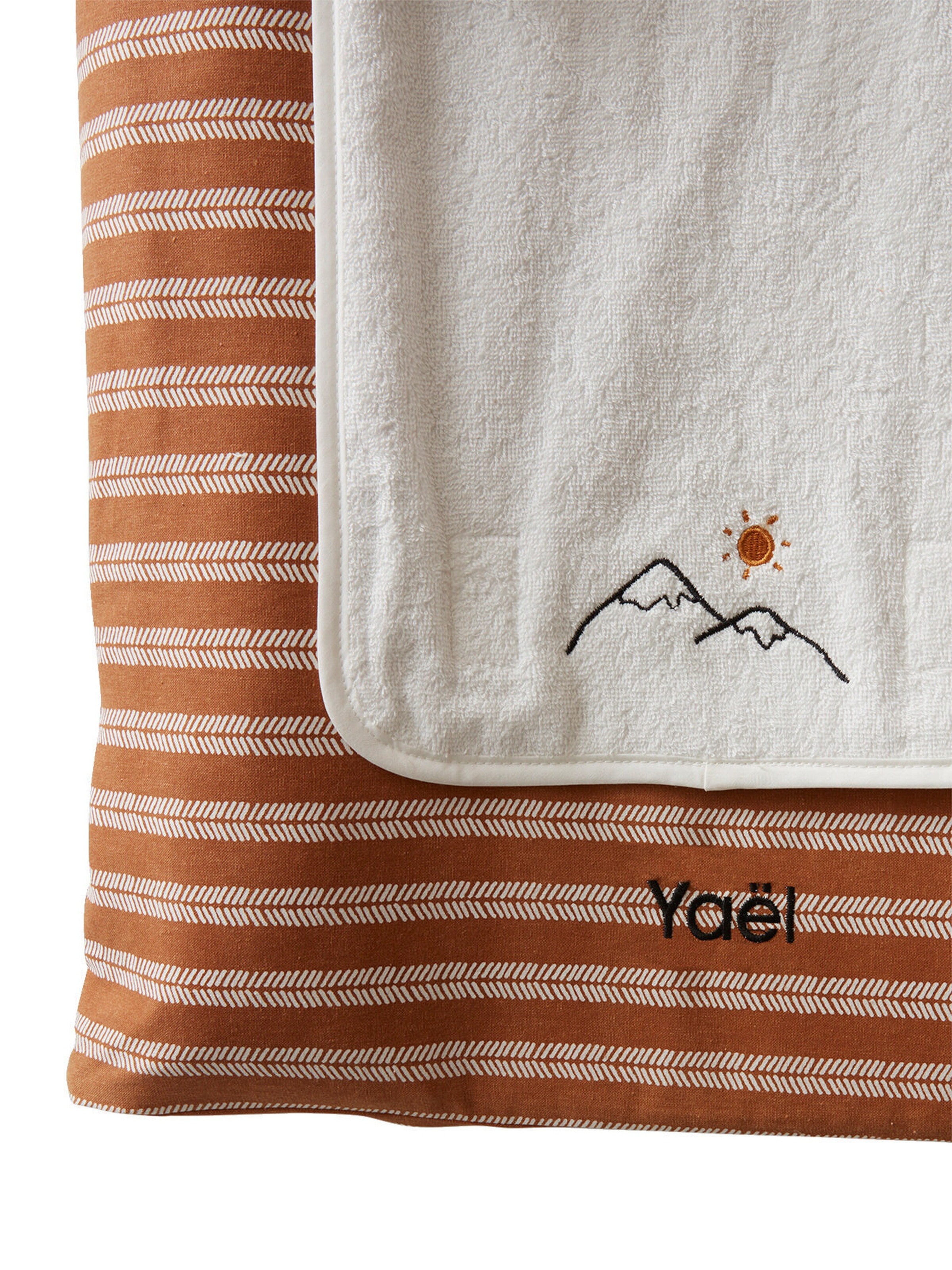 Vertbaudet Baby Wickelauflage WELTENBUMMLER karamell