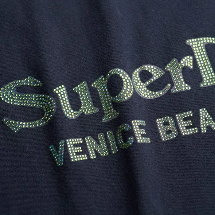 Superdry Venue Metallic Relaxed Shirt Dames