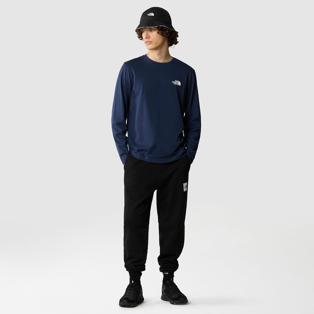 THE NORTH FACE<br>Camiseta com lange mouwen e logotipo