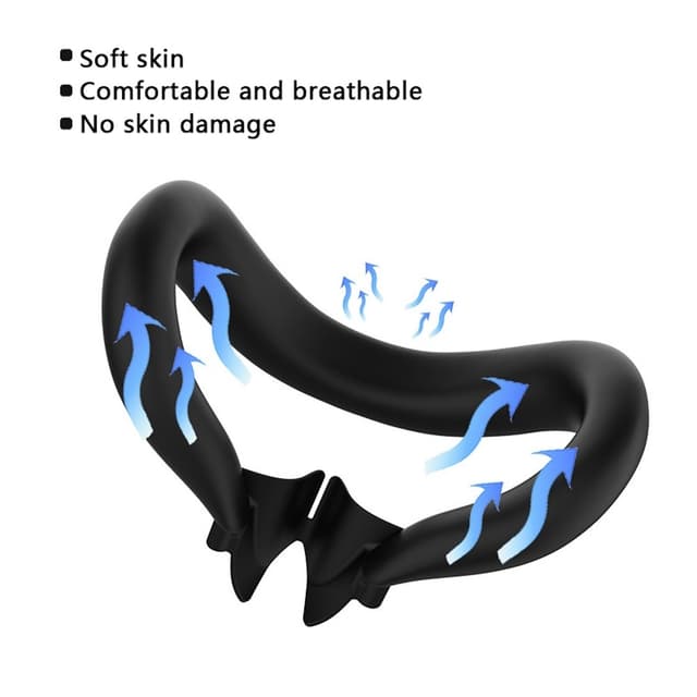 Meta Quest 3 Headset ansigtsmaske linsecover 2 rocker cap RØD