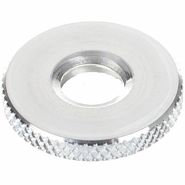 K&M Rändelscheibe Aluminium silber