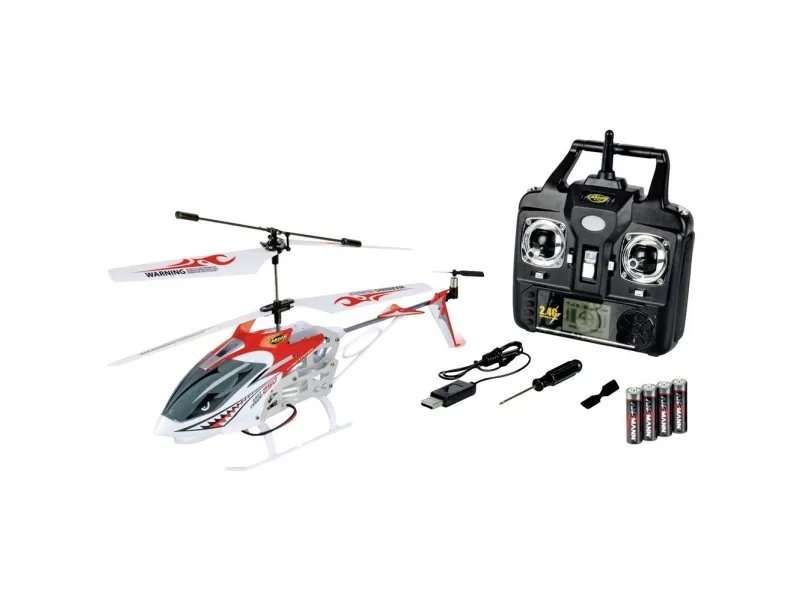 Carson RC Sport Easy Tyran 250 RC fjernstyret helikopter, begyndermodel RtF