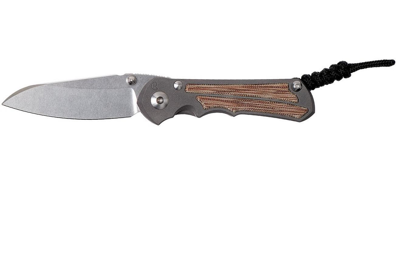 Chris Reeve Small Inkosi Insingo Natural Micarta Inlays SIN-1030 zakmes