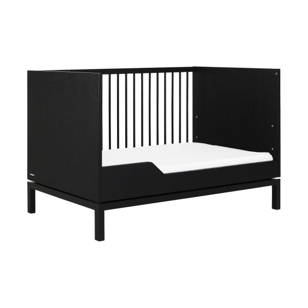 Kidsmill Savi Babybed Zwart Eiken 70 x 140 cm
