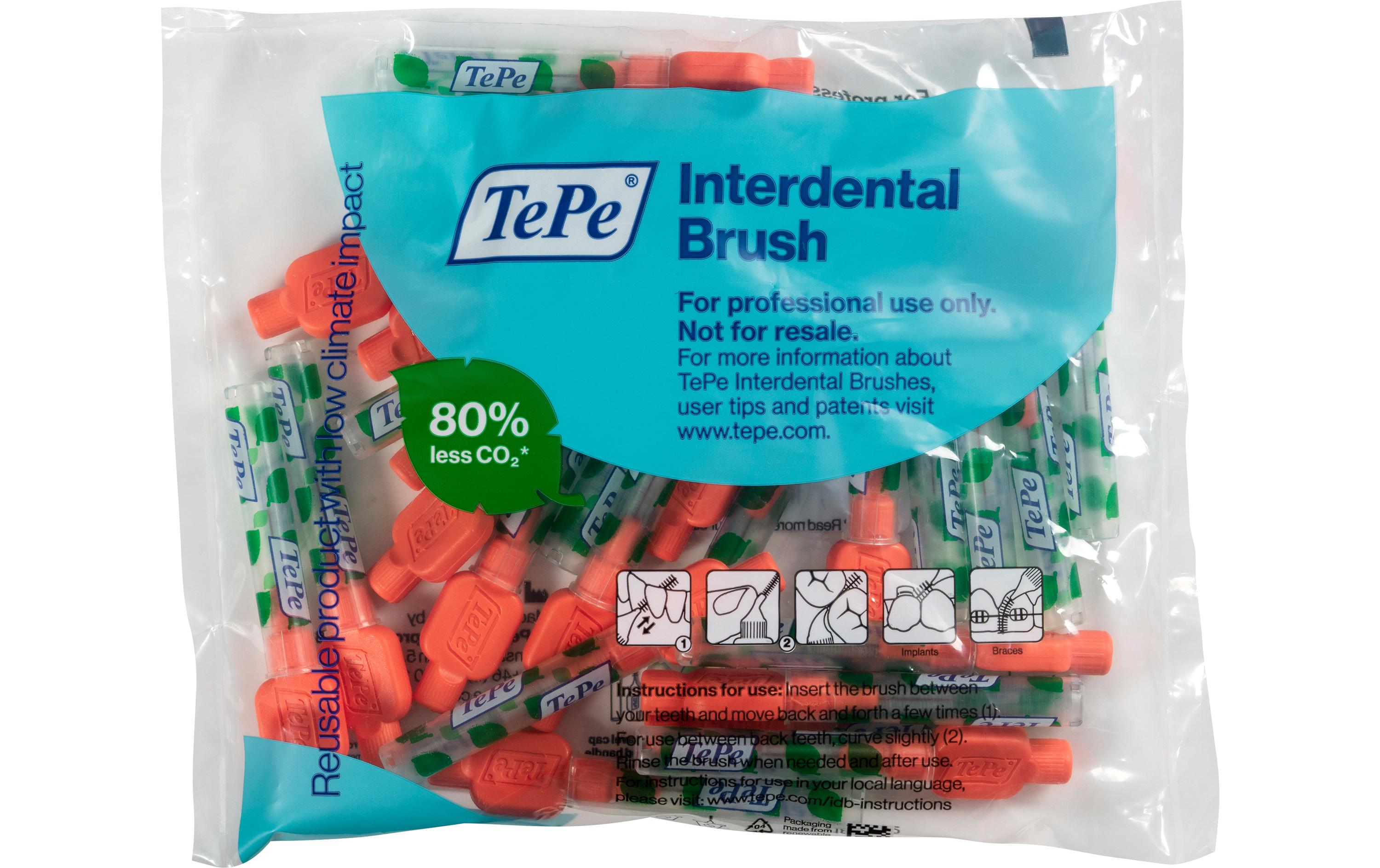 Interdentalbürsten X-soft HellrotKleine Bürste mit extra soften Borsten