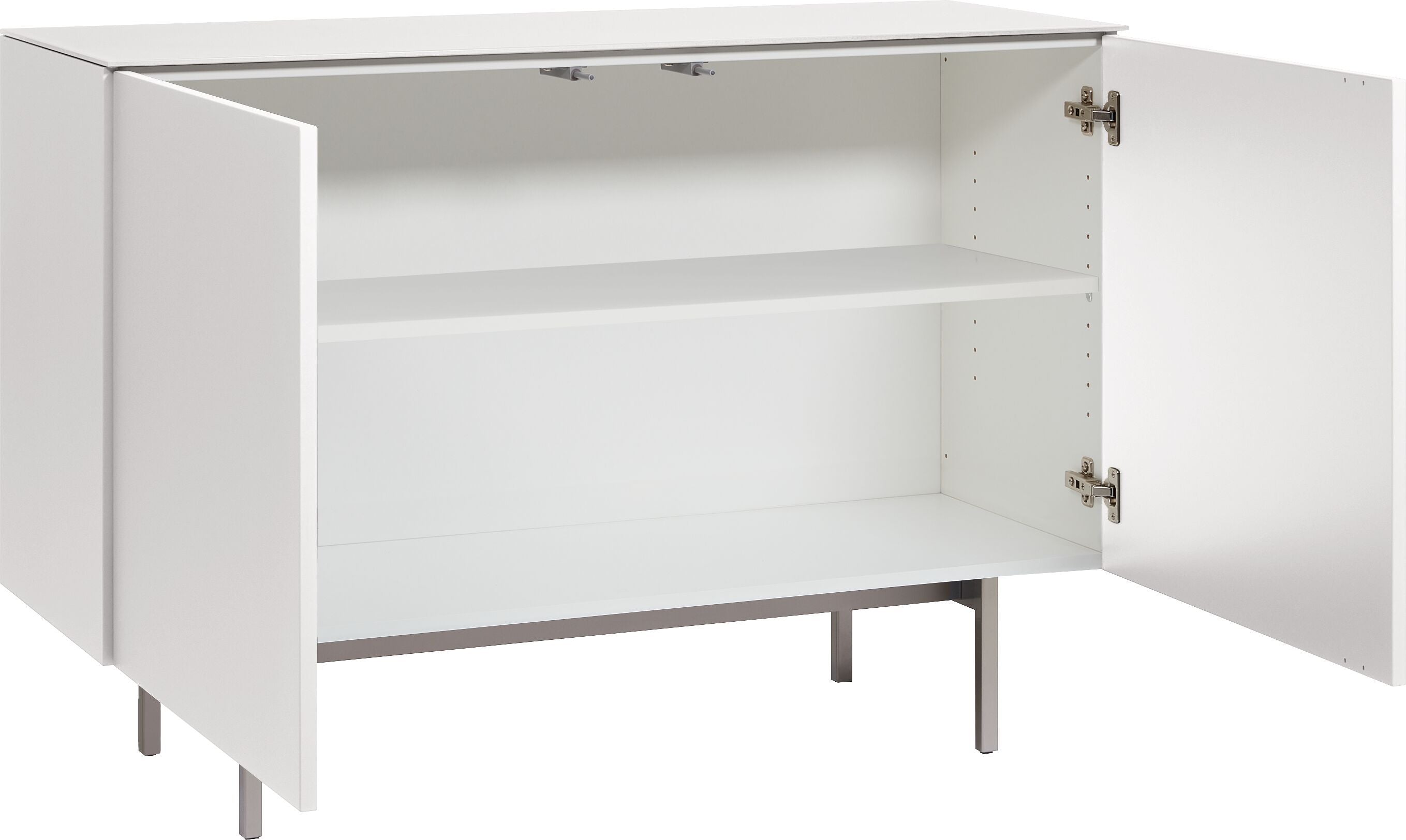 TILL Sideboard - Hellgrau / B: 112.0 cm x T: 41.0 cm x H: 78.3 cm