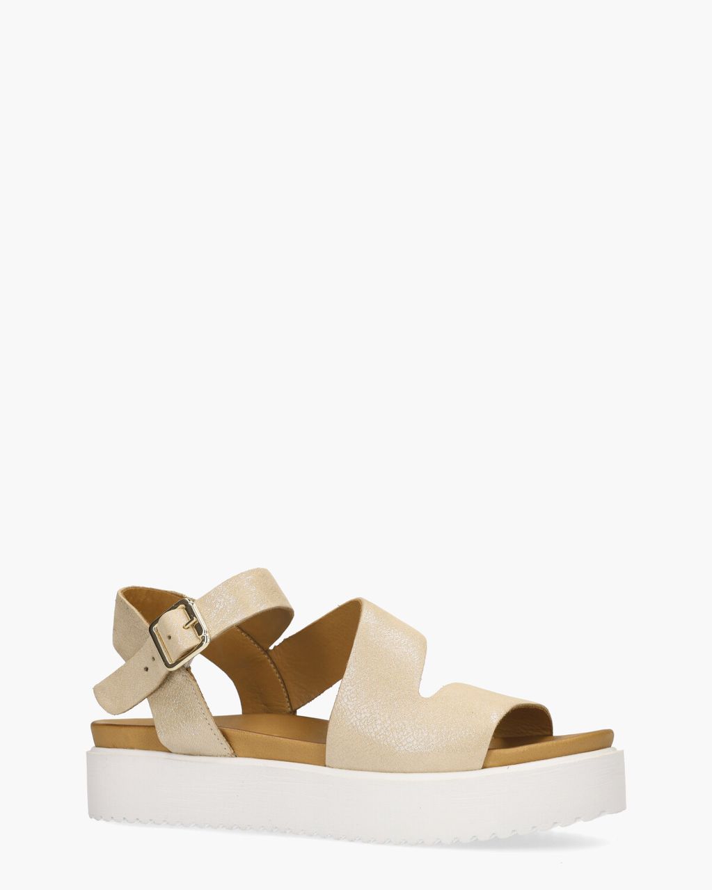 Cypres Thera Beige/Goud Damessandalen
