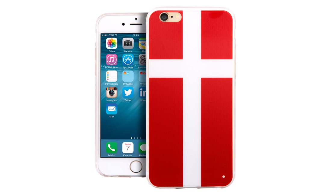 TPU cover DANMARK iPhone 6 PLUS / 6s Plu