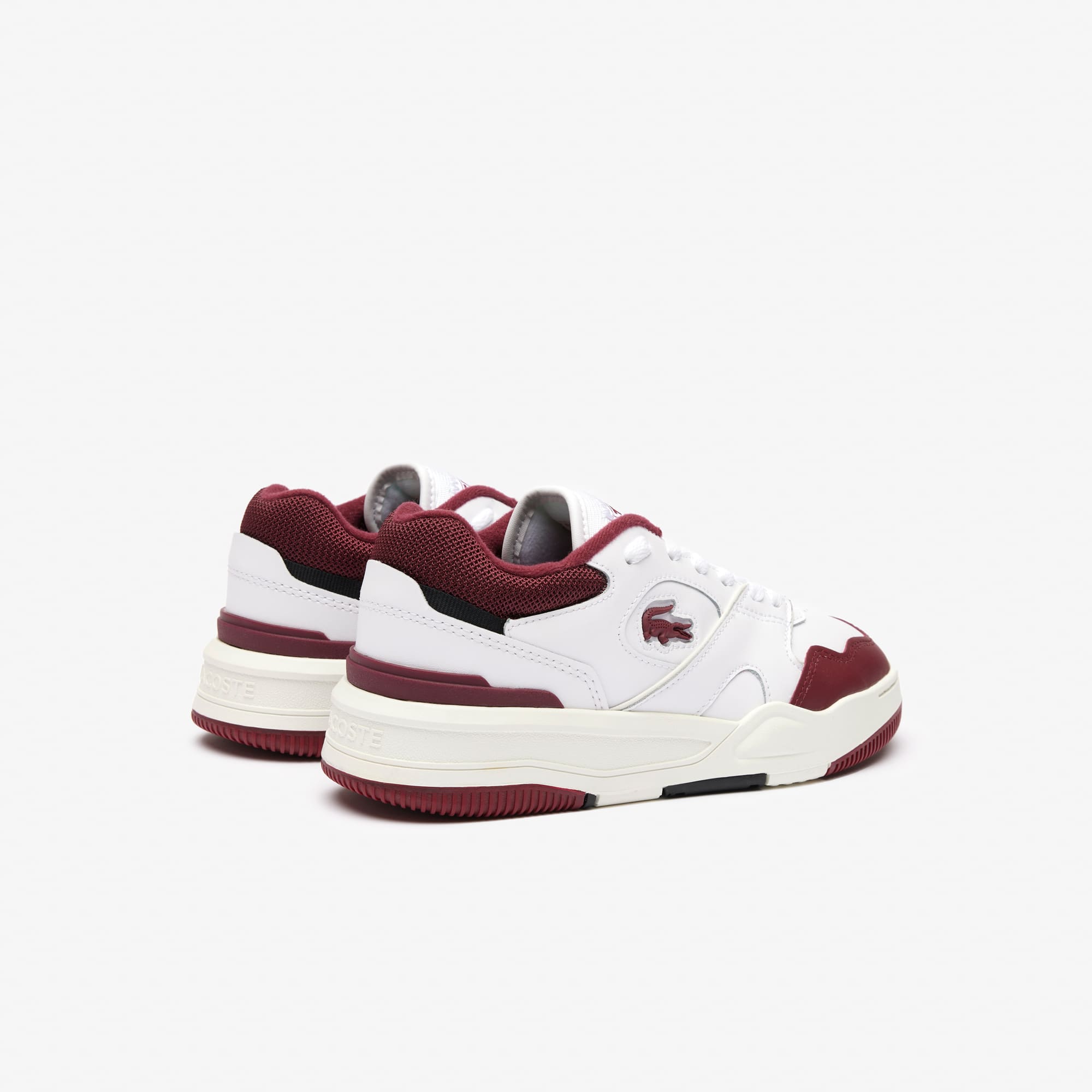 Sneakers Lineshot femme en cuir talon siglé Sneakers - Blanc - Lacoste - Femme