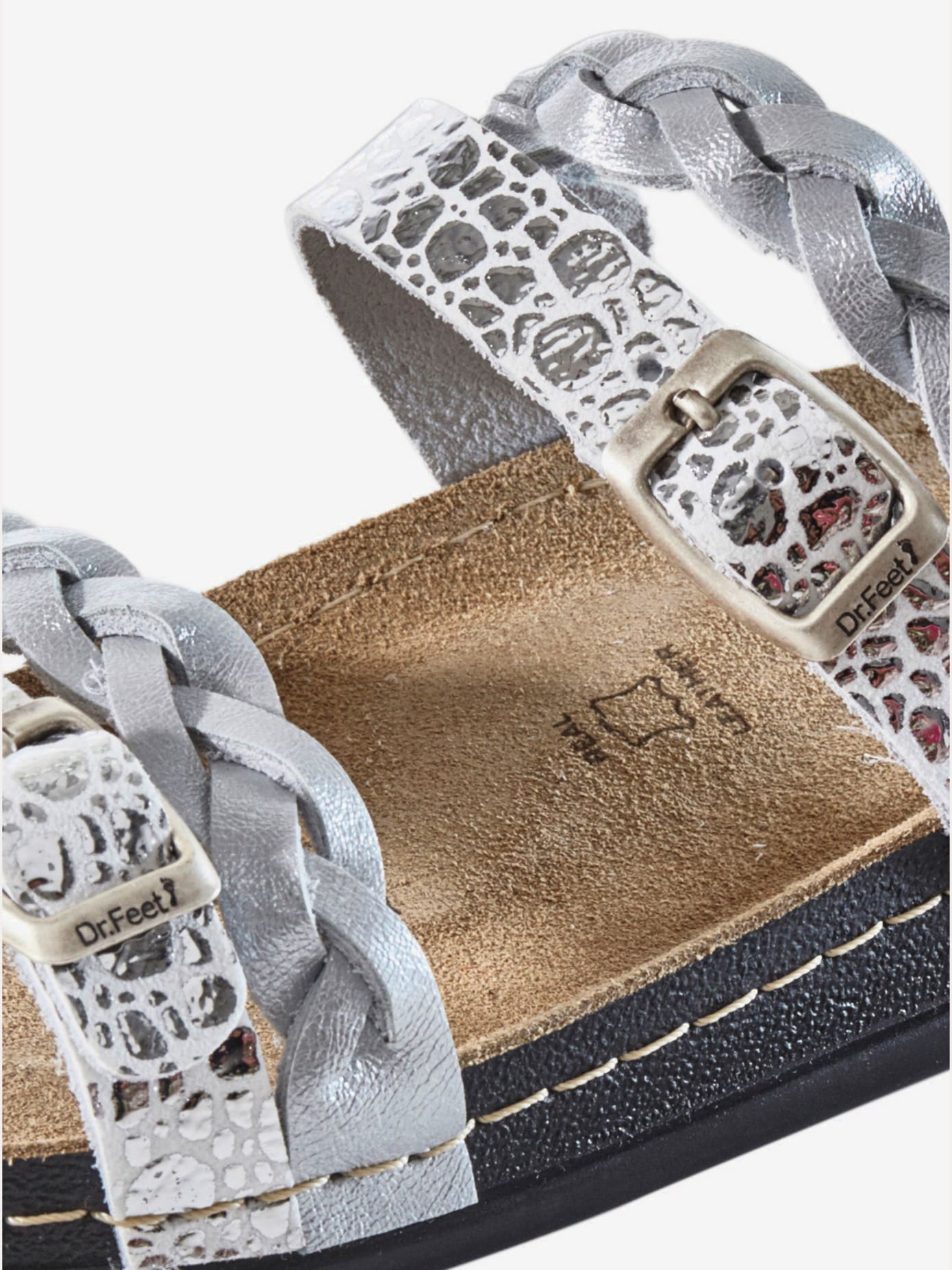 Mules dessus cuir vachette véritable