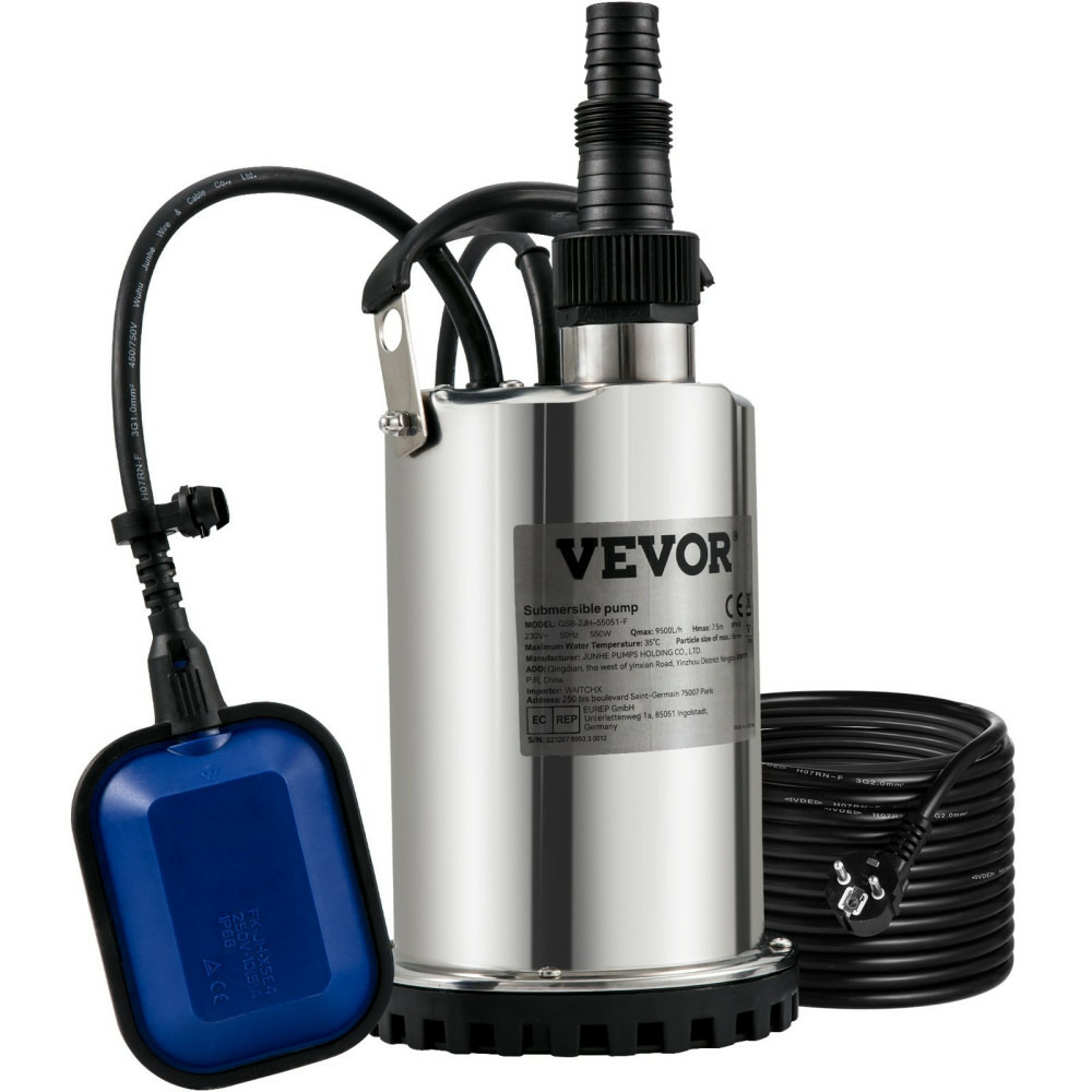 Pompe de relevage 550 w avec flotteur