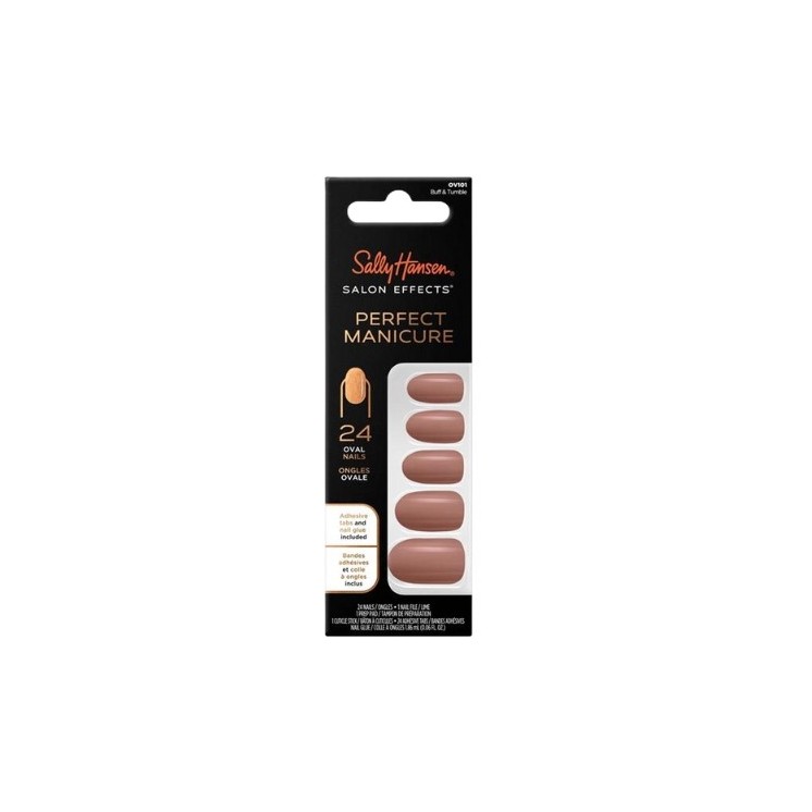 Sally Hansen Salon Effects Perfect Manicure Buff & Tumble Nagelspitzen 24 Stück