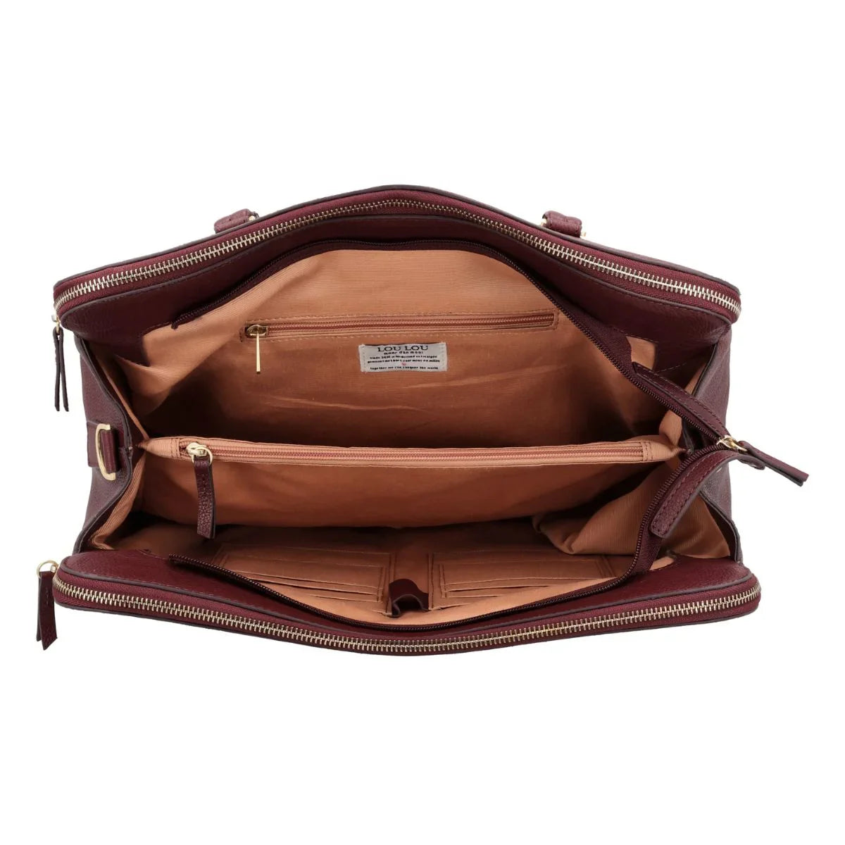 Lou Lou | Olivia | Leren dames werktas 15,6