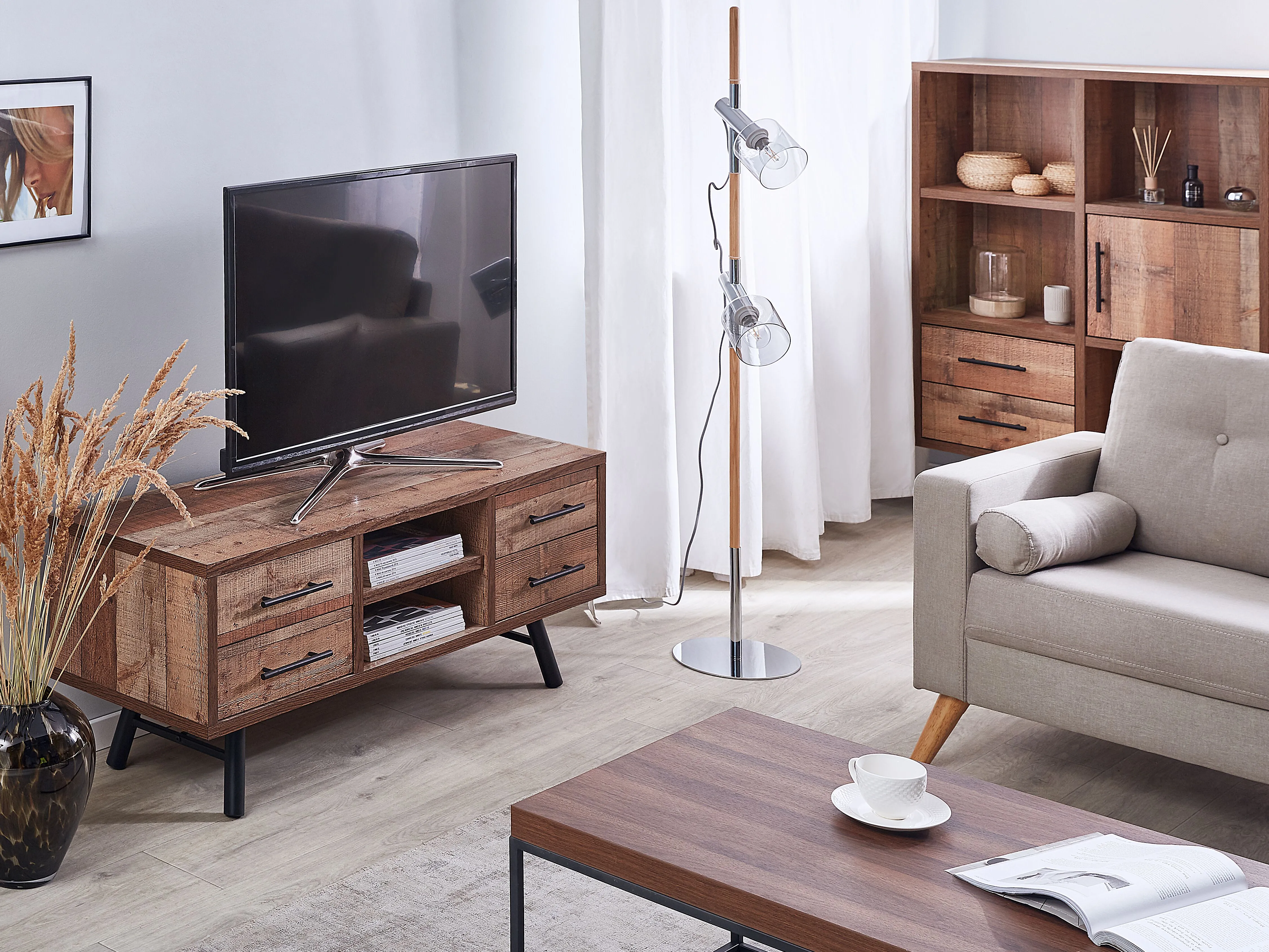 TV-meubel ATLANTA Bruin