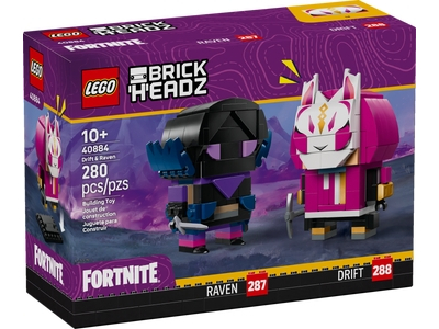 LEGO Drift en Raven figuren (40884)