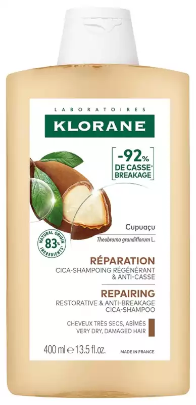 Cupuaçu- Réparation Cica-Shampoing régénérant et anti-casse - 400ml