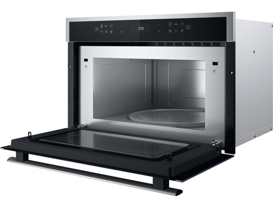 WHIRLPOOL - Micro ondes Grill Encastrable WMD6O4TXF, W collection, 31 L, Crisp, 6eme sens