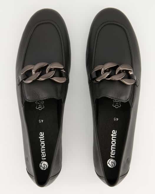 Remonte D0K00-00 Slipper in Schwarz