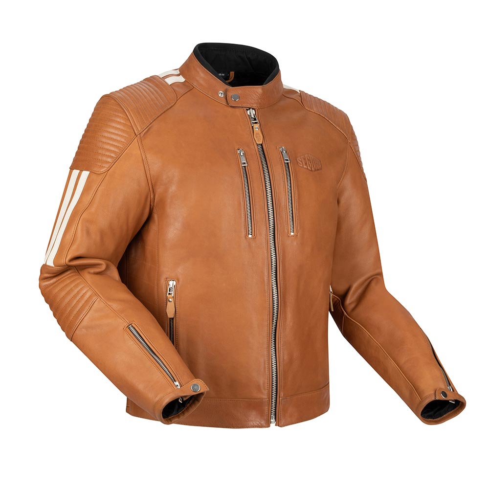 Segura - Blouson Orion Camel / Blanc