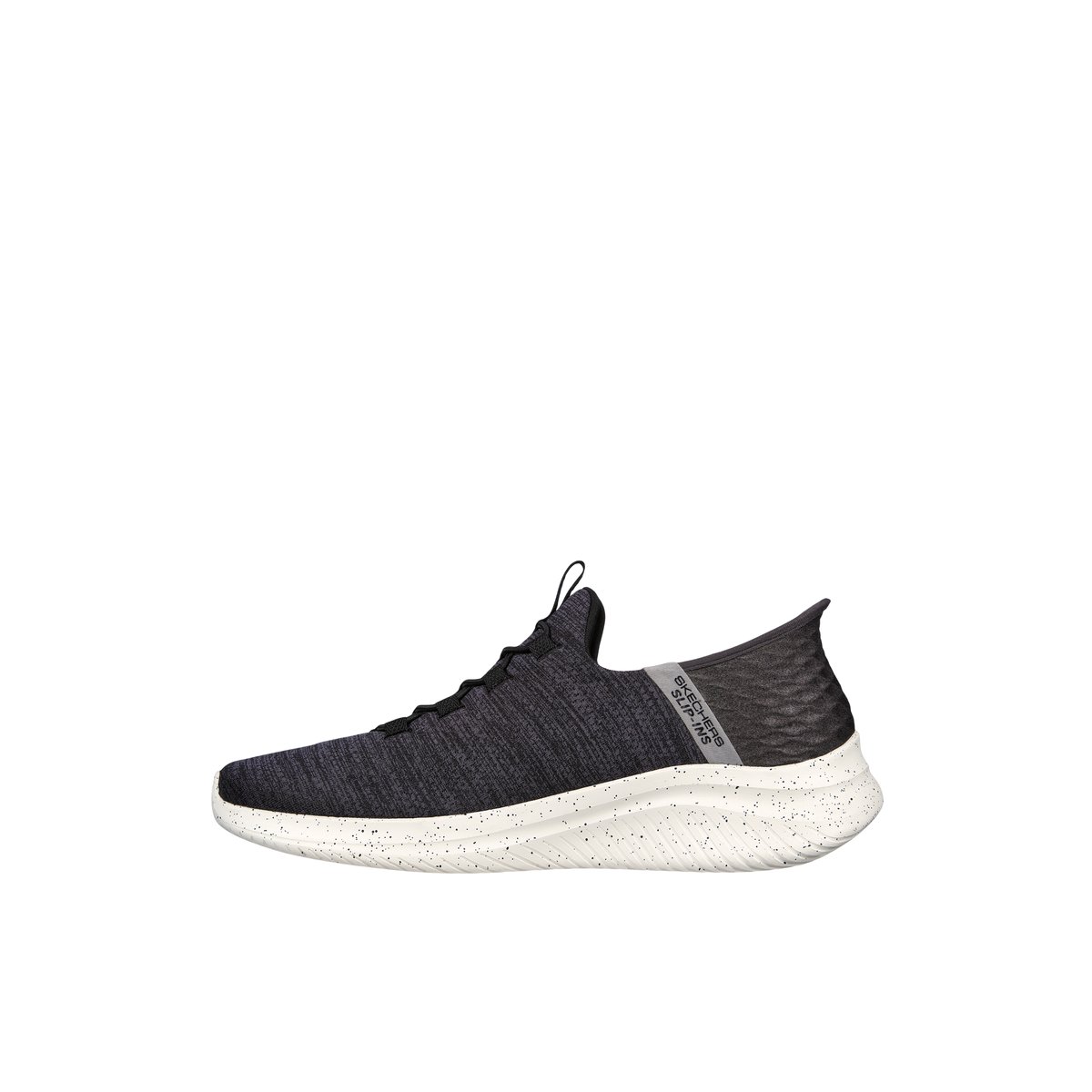 2X les points-Slipn3.0-w-m-Baskets - Talon plat - Noir/Blanc