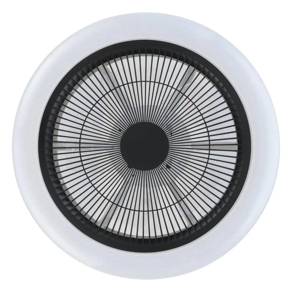 EGLO Kostena Plafondlamp met ventilator - LED-CCT - Wit, Zwart