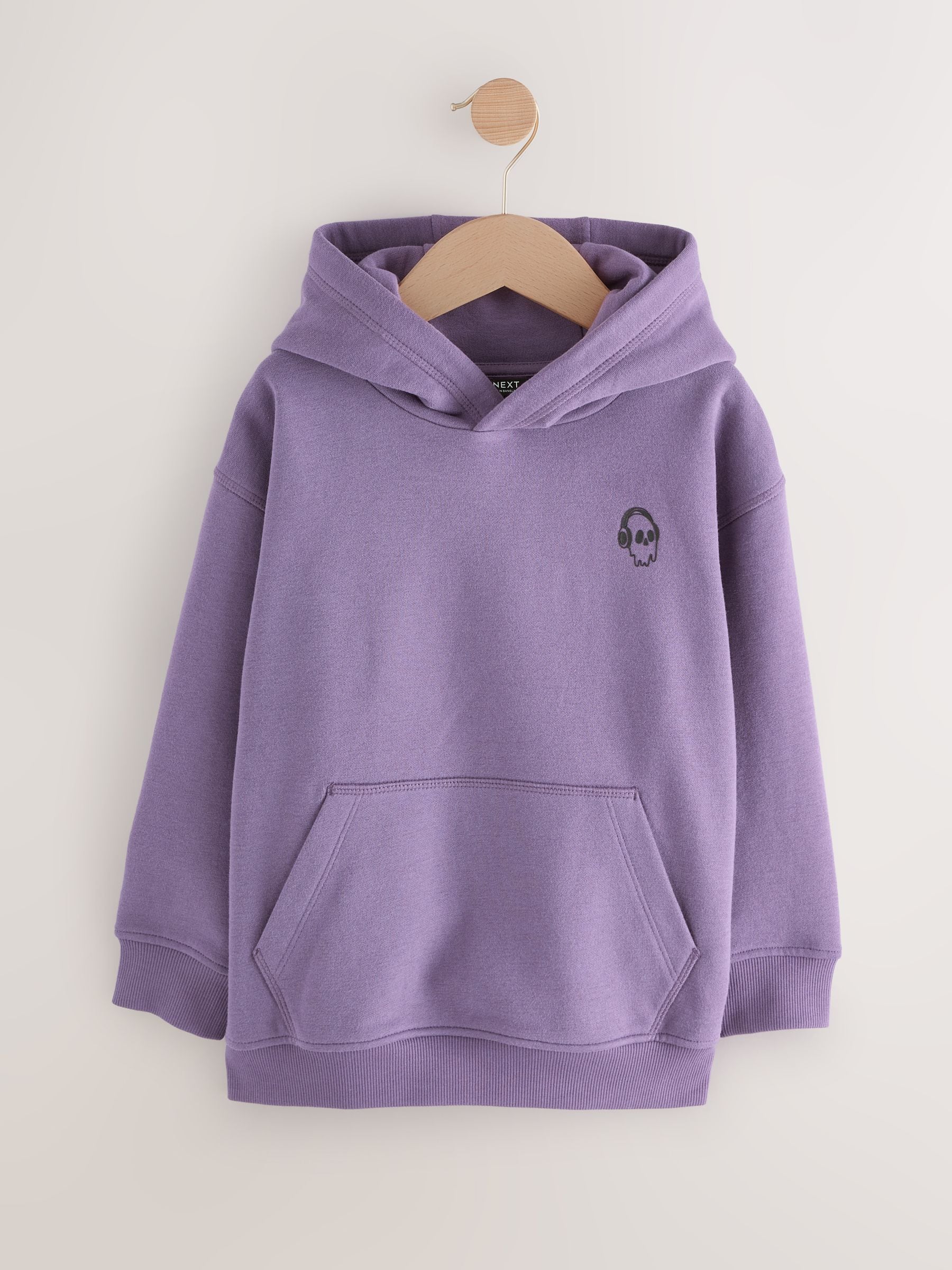 Paarse doodskop - Sign Off Hoodie (3-16jr)