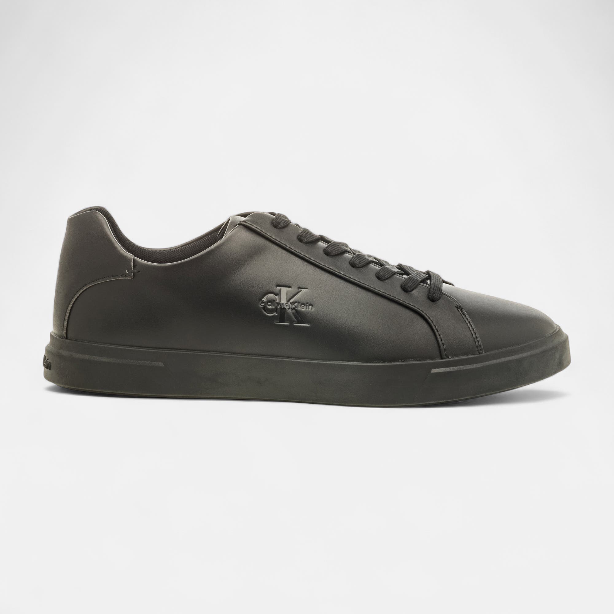 Baskets Homme en cuir noir