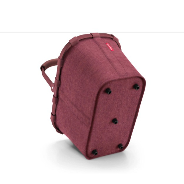 (22l) Carrybag Einkaufskorb Shopping Einkaufstasche (BK3104) - Twist Maroon