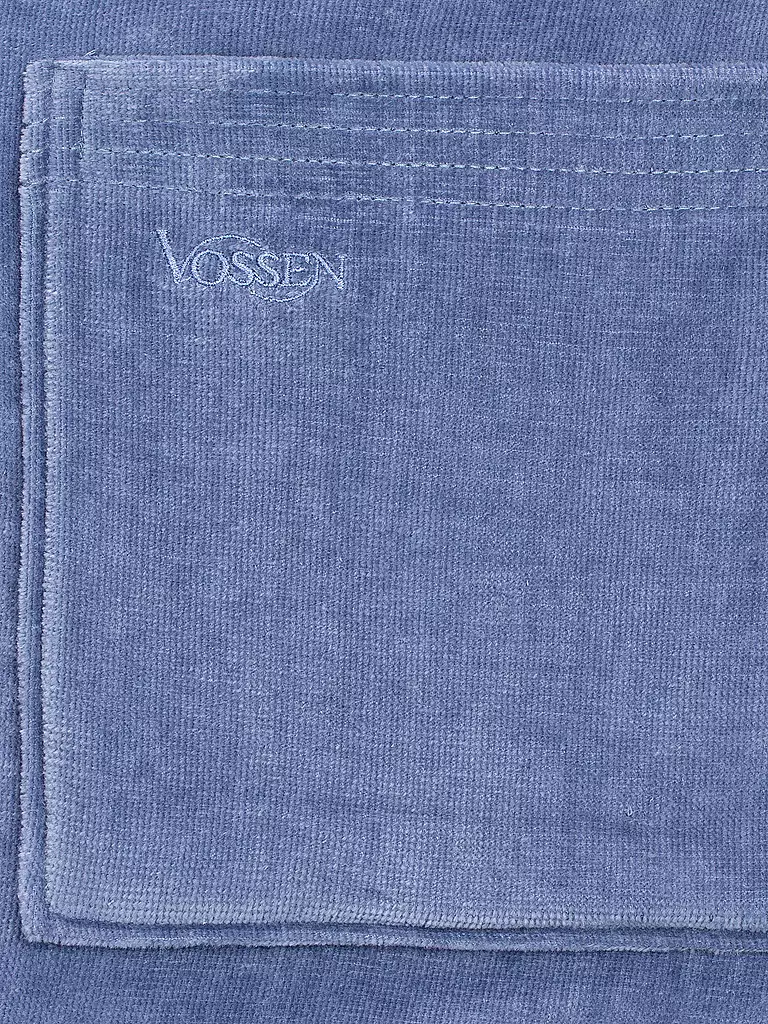 VOSSEN Unisex Bademantel TEXAS Atlantic blau