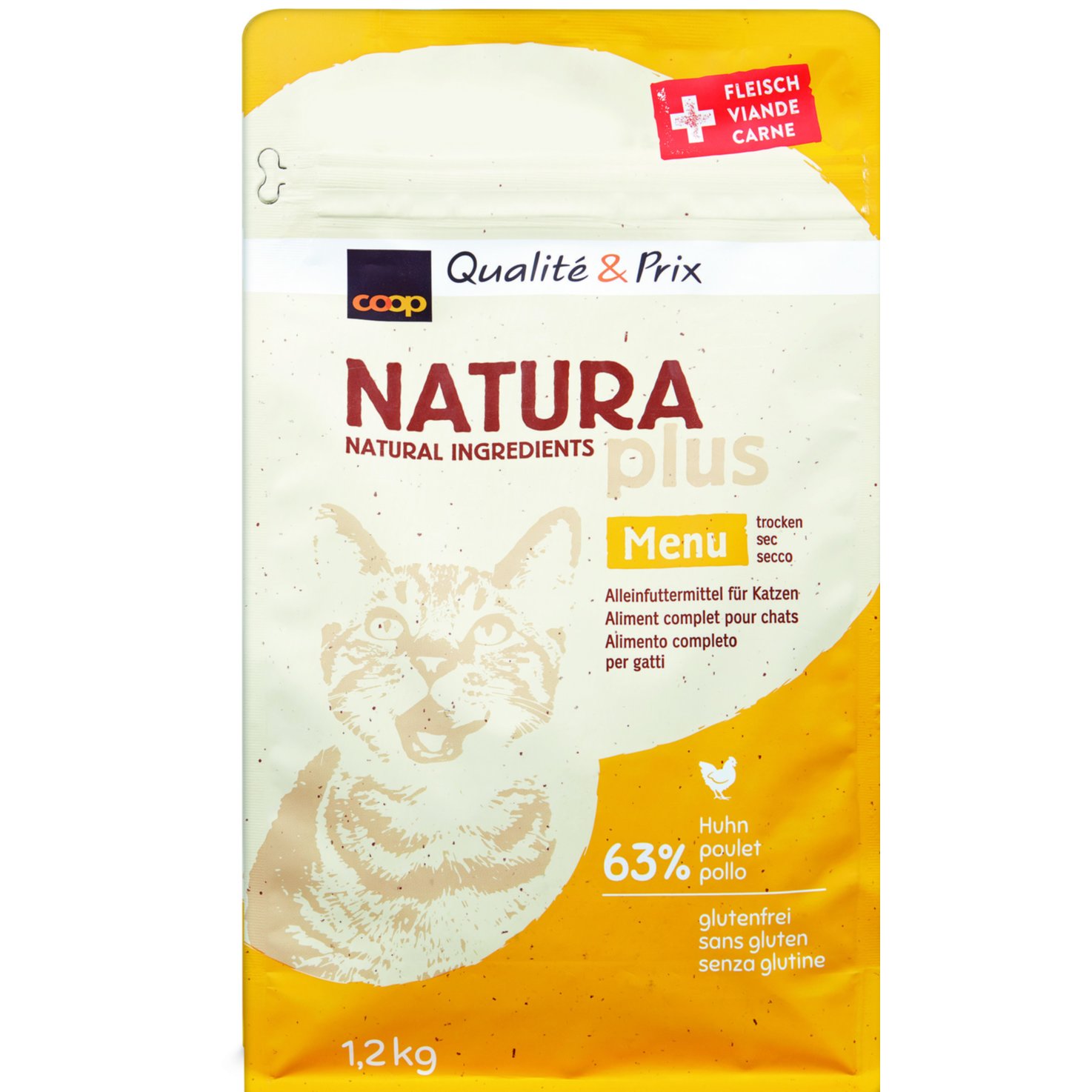 Naturaplus Trocken-Katzenfutter Huhn