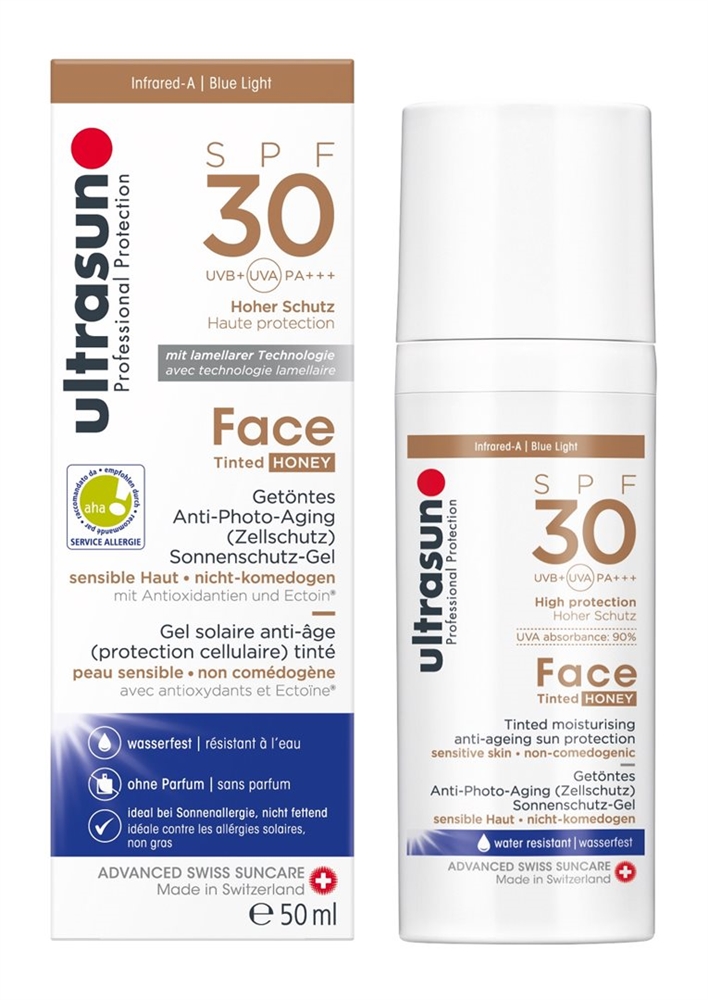 ULTRASUN Face Tinted Honey Creme SPF 30 50 ml