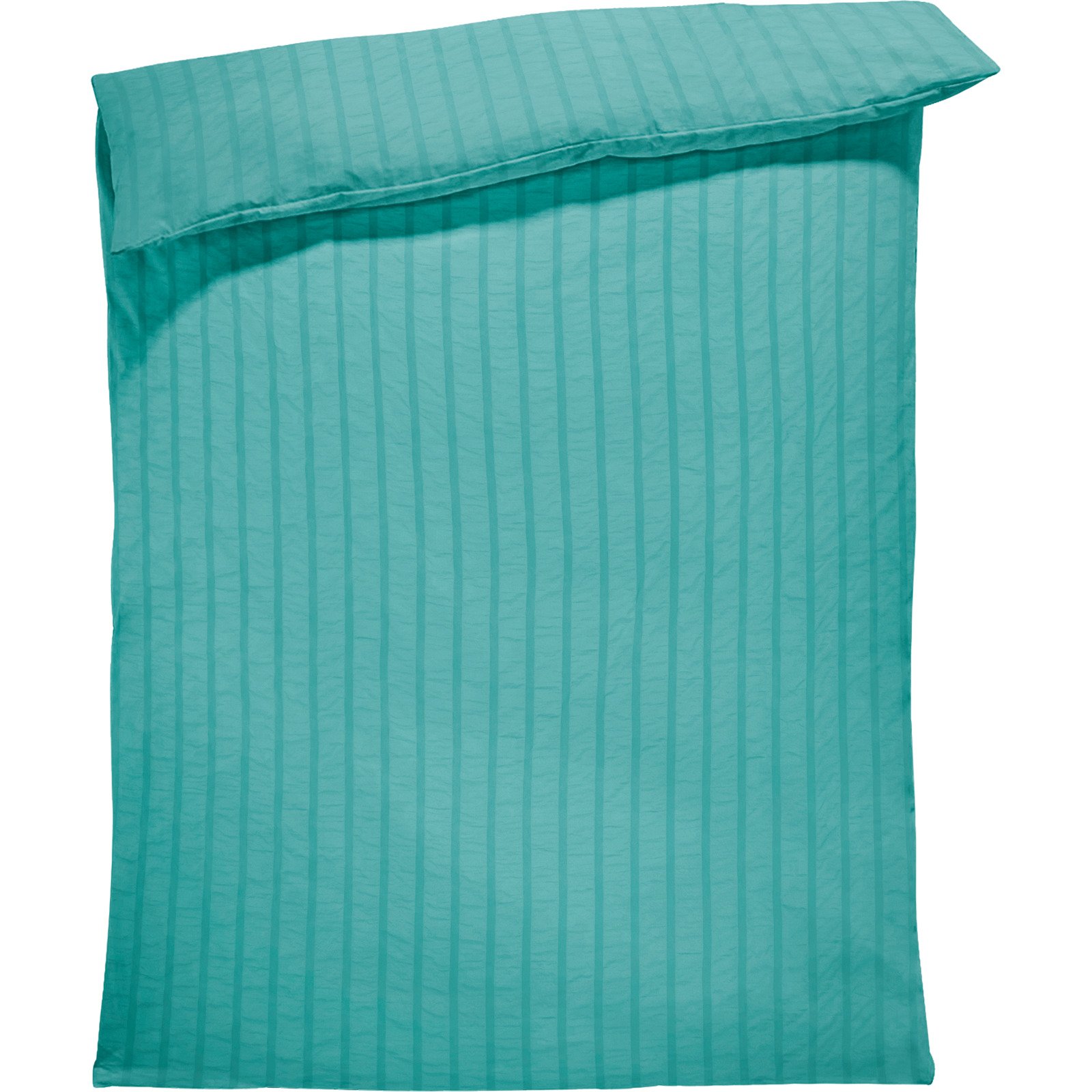 Bettwäsche Micro-Seersucker unifarbig 65x65 Kissen, mint