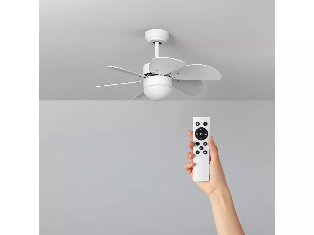 Ventilateur de Plafond Silencieux Orion Blanc 81cm Moteur DC Blanc