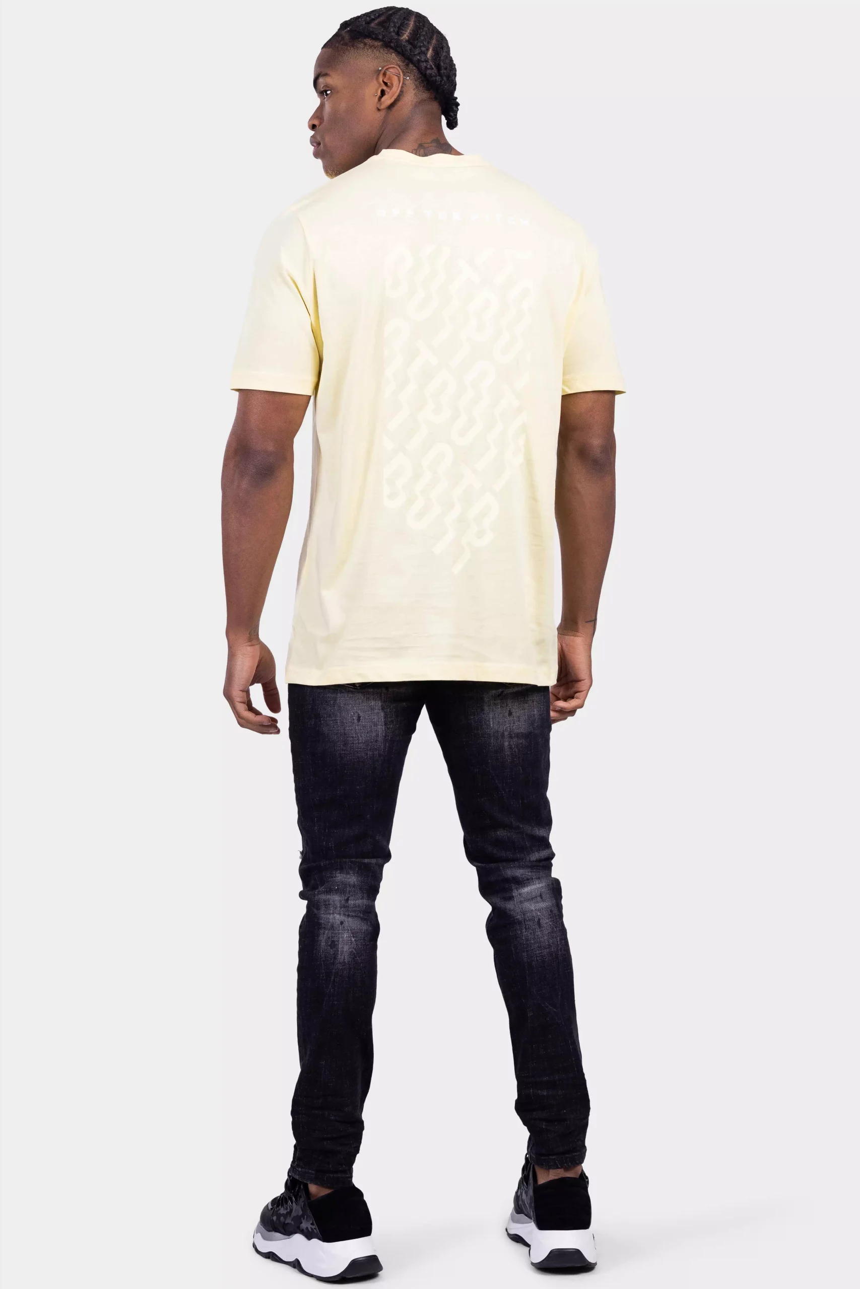 Off The Pitch Backburn Regular T-Shirt 2.0 Heren Geel