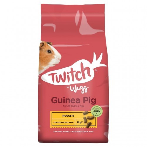 Twitch, comida crocante para porquinhos-da-índia