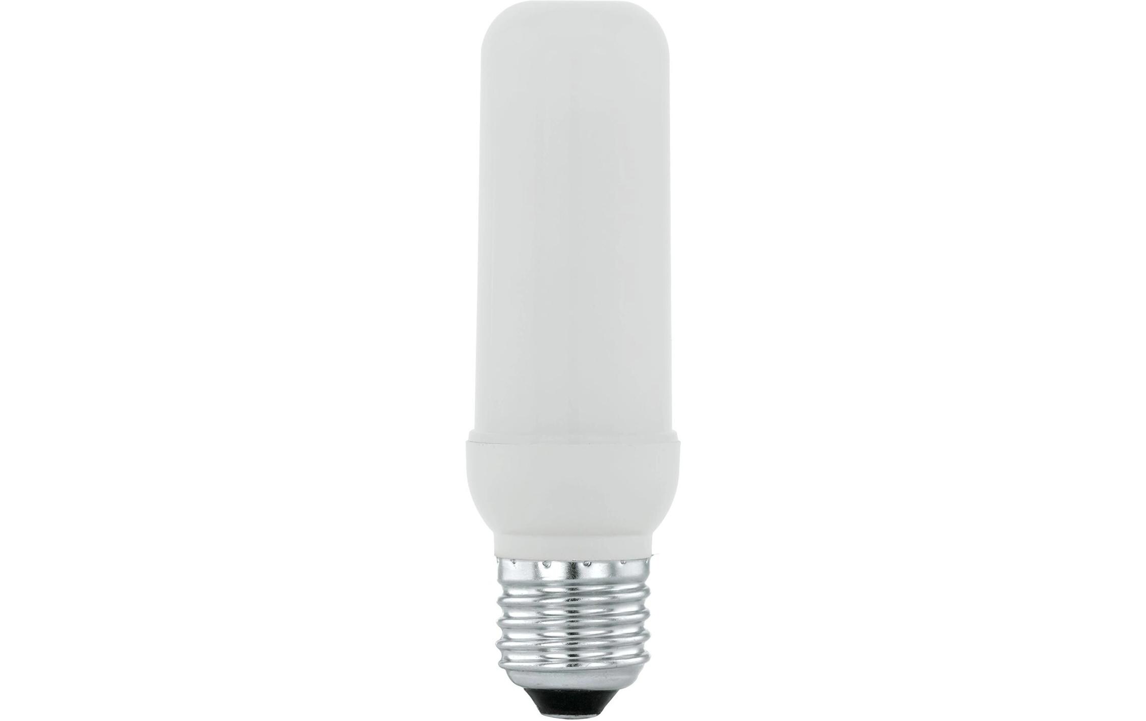 Lampe 3 W E27 WarmweissDekorative Flammen-Lampe aus opalfarbenem Kunststoff