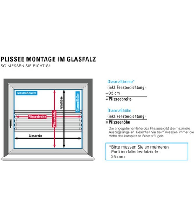 Gardinia Plissée Concept Thermo, Weiss, 80 x 130 cm Blickdichtes Plissee