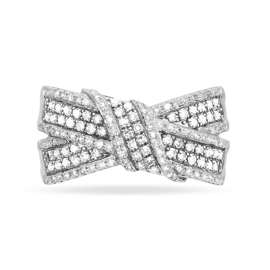 Bague Agnes Or Blanc Diamant
