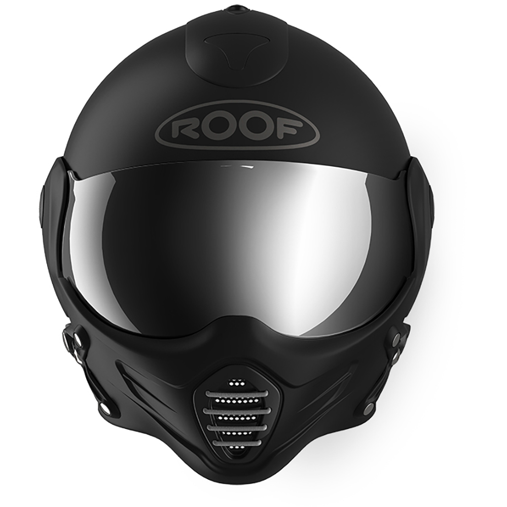 Roof - Casque RO9 Roadster Iron Noir Mat / Gris