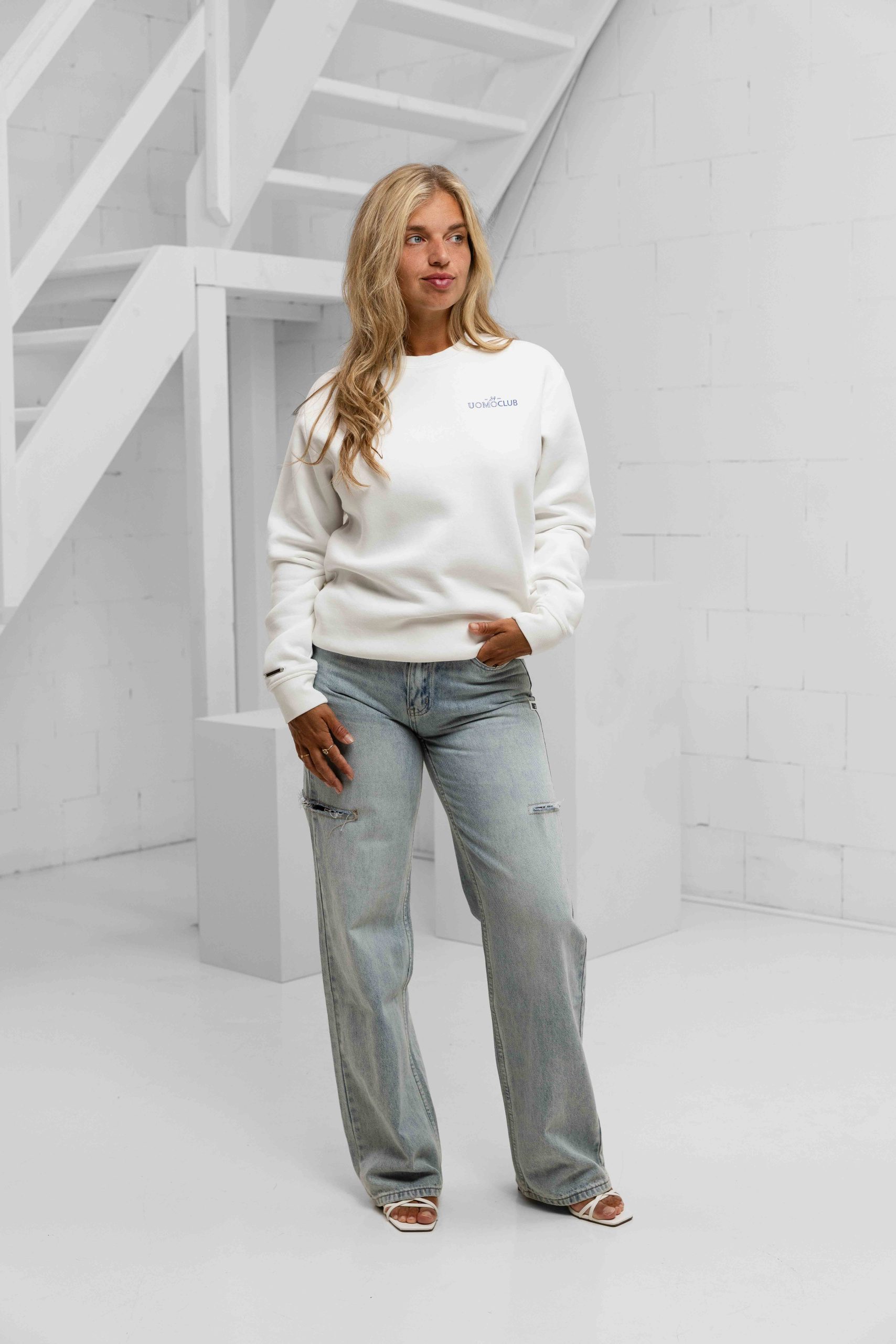 24 Uomo Club Sweater Dames Off White