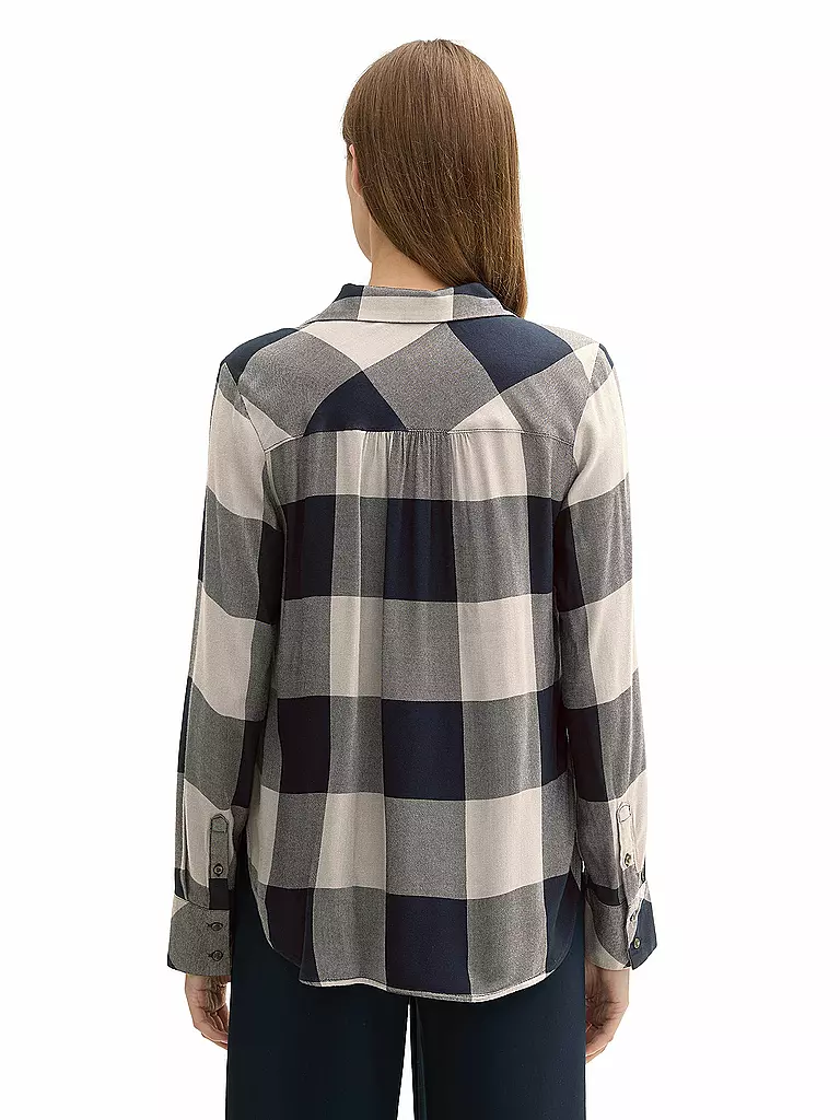 TOM TAILOR Bluse blau