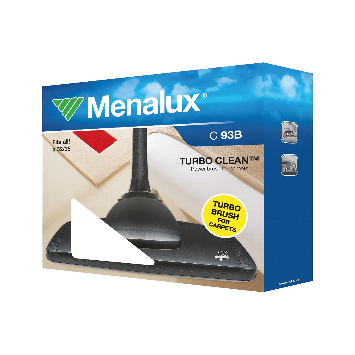 Menalux Turbo Clean brush munnstykke C93B